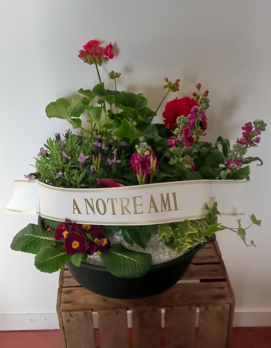 Coupe fleurie champêtre
