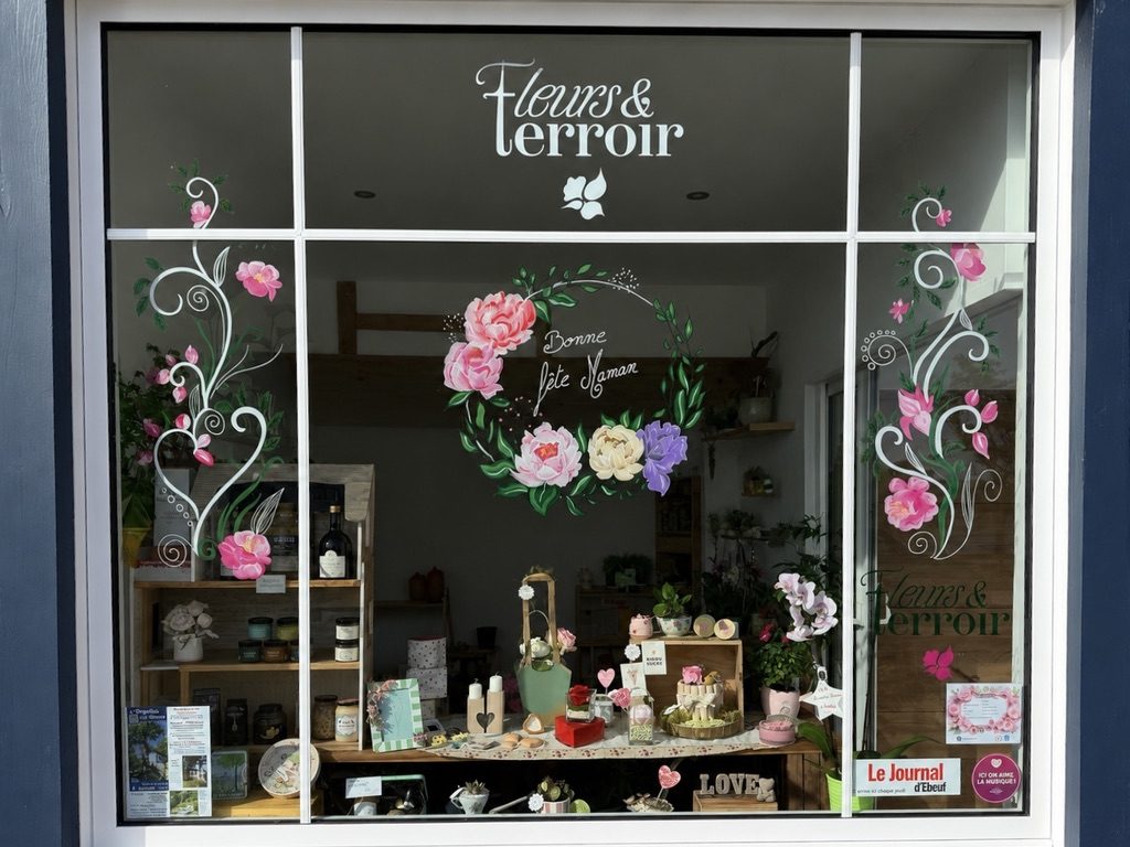 Vitrine de la boutique
